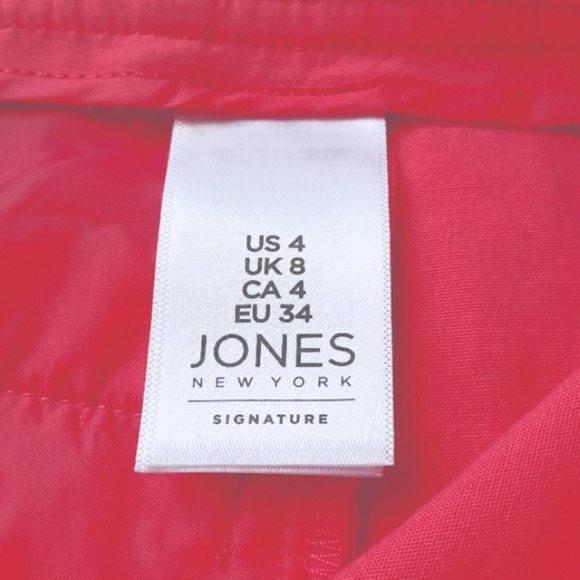 JONES NEW YORK SIGNATURE STRETCH  SHORTS Sz 4 - Picture 6 of 7